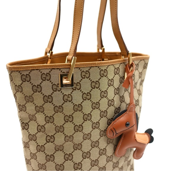 🍓GUCCI Canvas Shoulder Bag - Picture 6 of 14